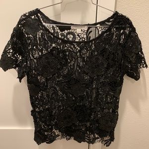 Piperlime floral lace top